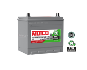 Mutlu 64Ah 620A EFB -/+ JIS