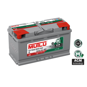 Mutlu 95Ah 900A AGM -/+