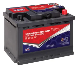 AD 560901064 60Ah 640A AGM -/+