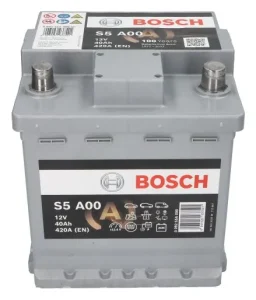 Bosch 0092S5A000 40Ah 420A AGM -/+