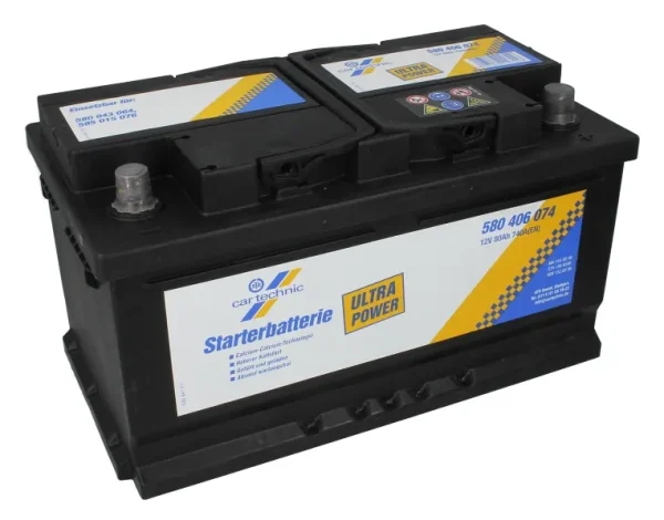 Cartechnic 580406074 80Ah 740A -/+ akumuliatorius