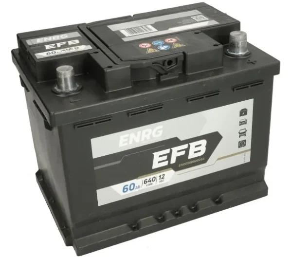 ENRG 560500064 60Ah 640A EFB -/+ akumuliatorius