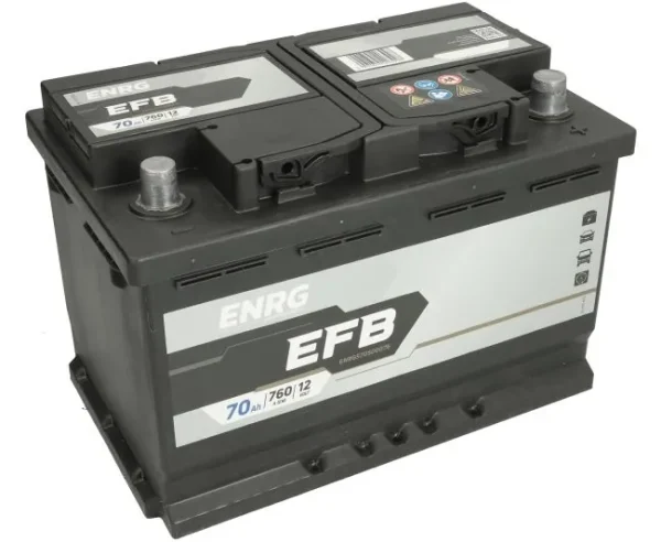 ENRG 570500076 70Ah 760A EFB -/+ akumuliatorius