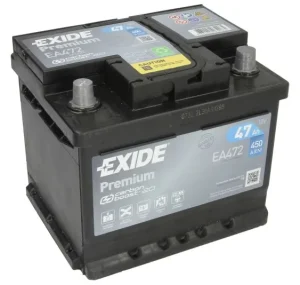 Exide EA472 47Ah 450A -/+