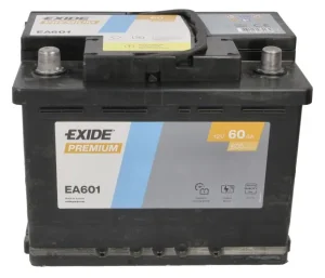 Exide EA601 60Ah 600A +/-