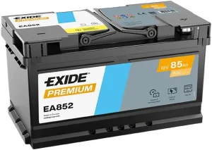 Exide EA852 85Ah 800A -/+