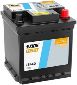 Exide EB440 44Ah 400A -/+