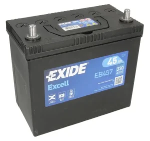 Exide EB457 45Ah 330A +/-