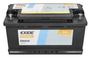 Exide EB950 95Ah 800A -/+