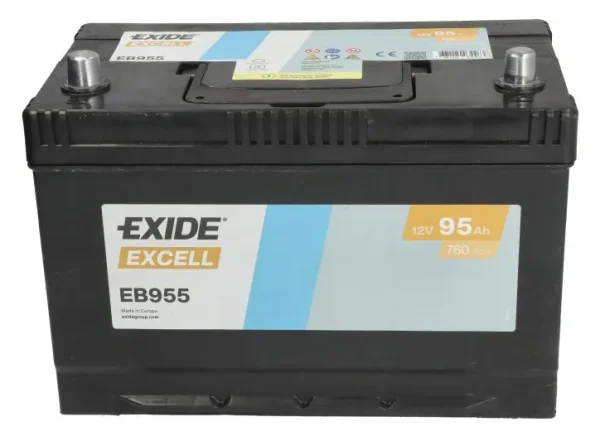Exide EB955 95Ah 760A +/- akumuliatorius
