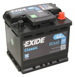 Exide EC440 44Ah 360A -/+