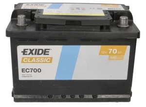 Exide EC700 70Ah 640A -/+