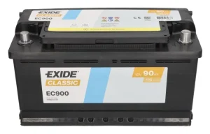 Exide EC900 90Ah 720A -/+