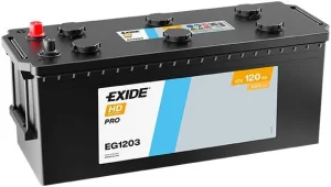 Exide EG1203 120Ah 680A +/-