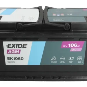 EXIDE EK1060 106AH 950A AGM -/+