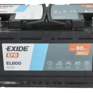 EXIDE EL800 80AH 800A EFB -/+