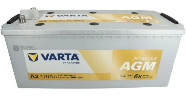 Varta 670901100 170Ah 1000A AGM +/- akumuliatorius