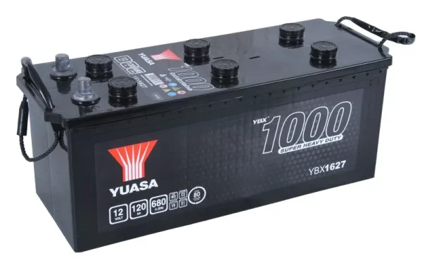 Yuasa YBX1627 120Ah 680A +/- akumuliatorius